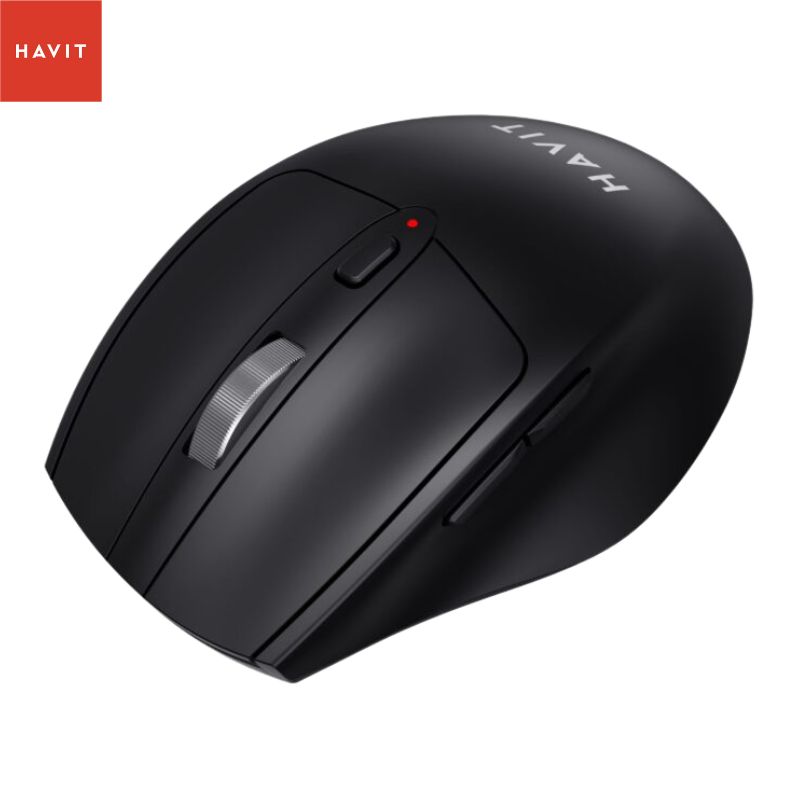Mouse Inalámbrico Havit MS61WB, Wireless/Bluetooth, 3200dpi, Negro.