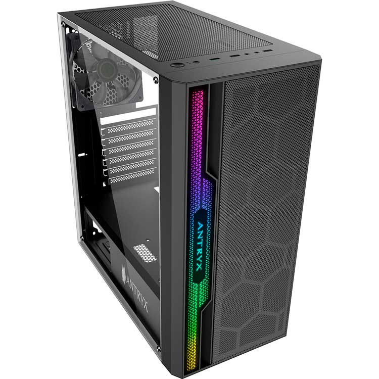 CASE ANTRYX XTREME NC-251 C/CINTA LED, FUENTE 500WR