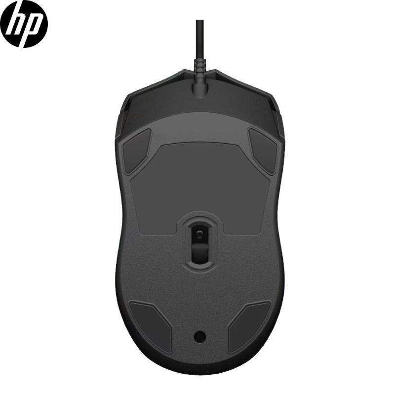 Mouse HP 100, USB, Negro.