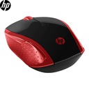 Mouse HP 200, Inalámbrico, Rojo.