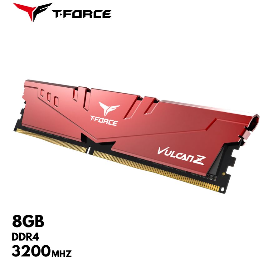 Memoria RAM  TEAMGROUP T-Force Vulcan Z, 8GB DDR4-3200 MHz, CL16, 1.35V