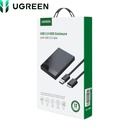 Case Disco 2.5&quot; Ugreen US221, USB 3.0, Negro.