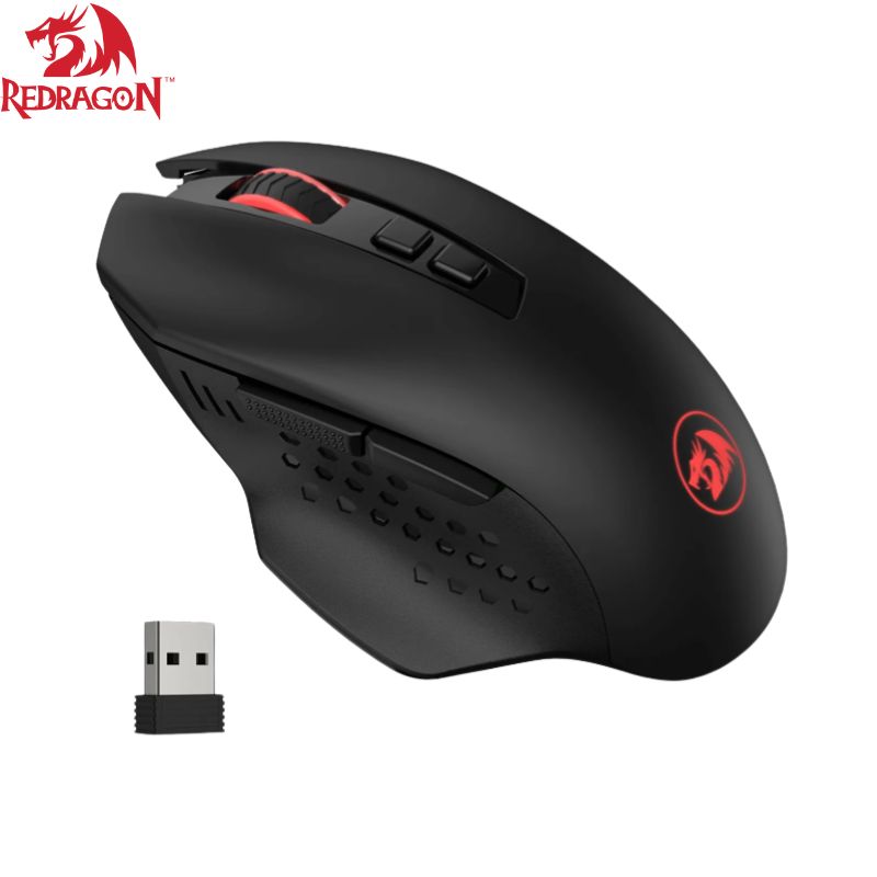Mouse Redragon GAINER M656 RGB 4,000 dpi, 7 Botones, Wireless.