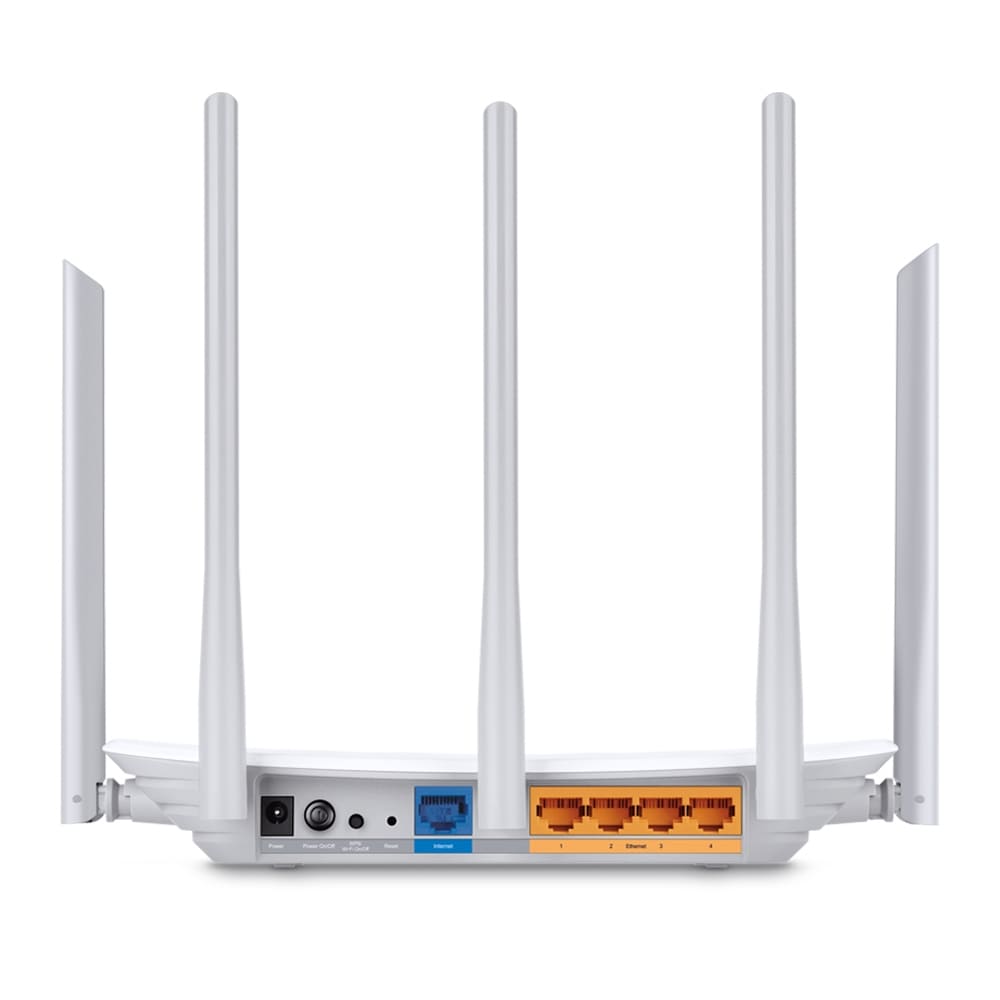 Router Inalámbrico TP-Link Archer C60 (AC1350), Dual Band, 867 Mbps (5Ghz) / 450 Mbps (2.4Ghz)