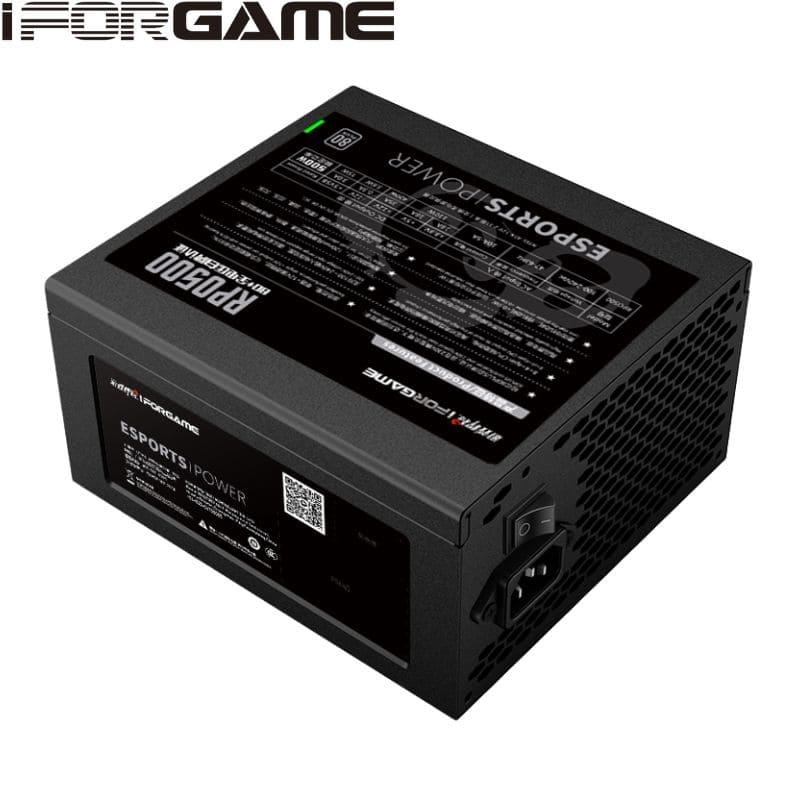 Fuente de Poder IFORGAME RPO-500 APFC 500W 80 Plus White