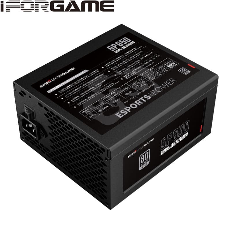 Fuente de Poder IFORGAME SP600 APFC 650W 80 Plus Silver