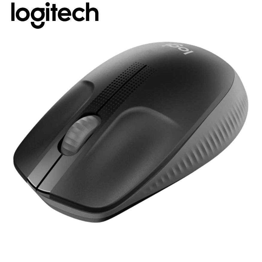Mouse Logitech M190 Inalámbrico, Full-Size, Charcoal.