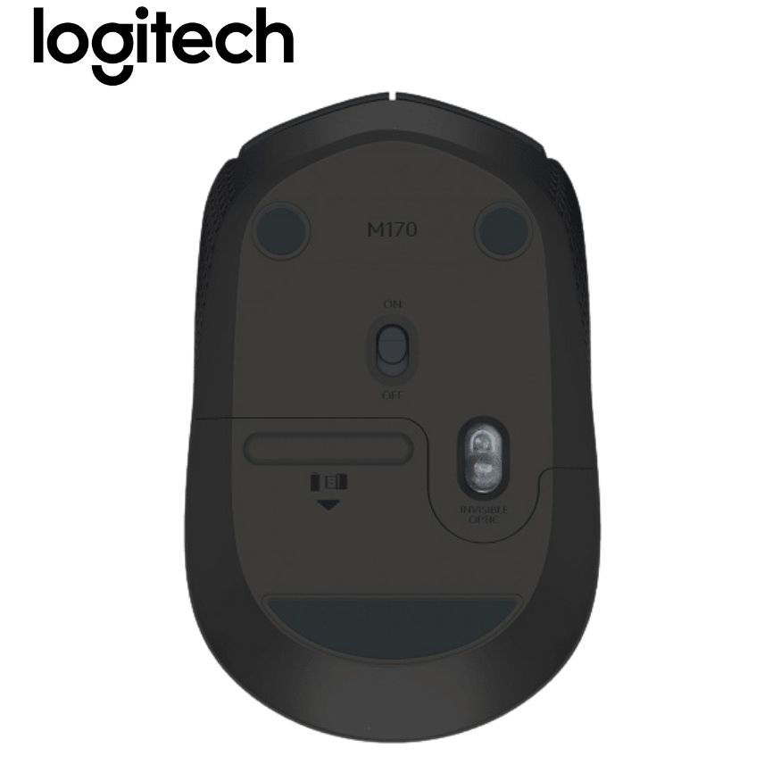 Mouse Logitech M170 Inalámbrico Black.