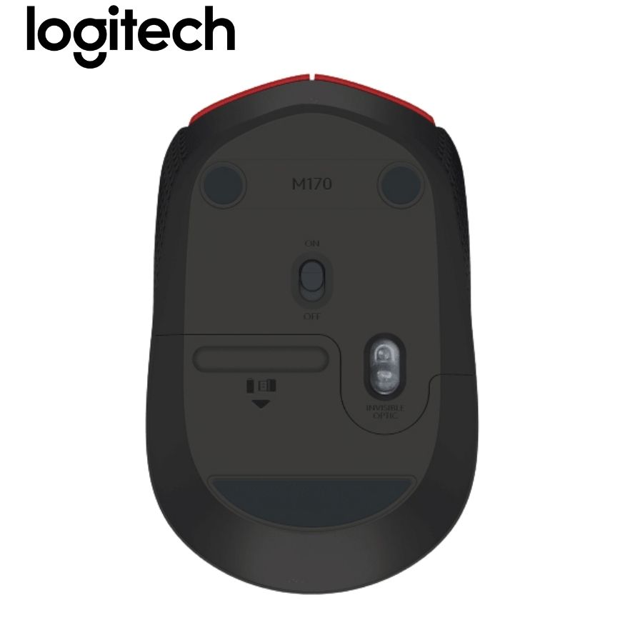 Mouse Logitech M170, Inalámbrico, Red.