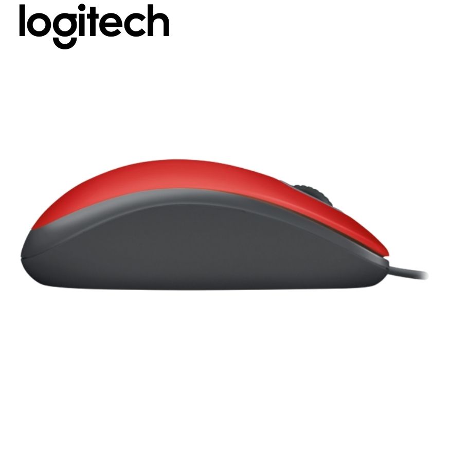 Mouse LOGITECH M110 Silent Óptico Red, USB.