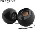 Parlante Creative Pebble 2.0 4.4W 3.5MM Usb-Power Black