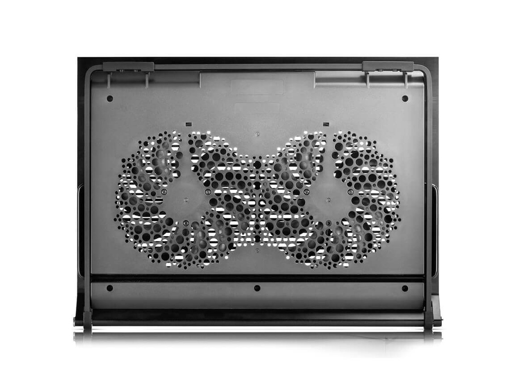 COOLER PARA LAPTOP DEEP COOL N9 EX, ALUMINIO, 2 VENTILADORES, 4 PORTS USB 2.0, 1 REGULDOR VELOCIDAD, NIVELES AJUSTABLES 14&quot;-17&quot;