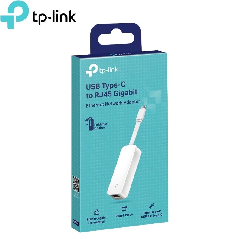 Adaptador de Red Tp-Link USB Tipo C a Ethernet Gigabit.