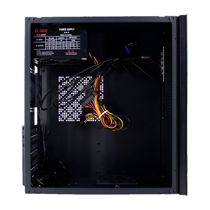 Case Teros TE-1036S, Factor de Forma ATX, 250w, USB 3.0 / 2.0, Audio, Negro.