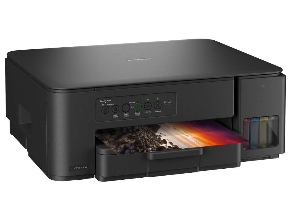 Impresora Multifuncional Brother DCP-T430w, Imprime | Copia | Escanea | Wi-Fi  | USB 2.0.