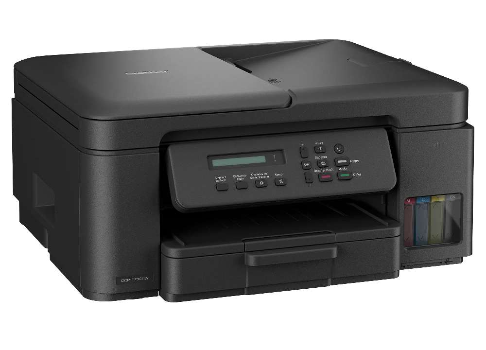 Impresora Multifuncional Brother DCP-T730dw, Imprime | Copia | Escanea | Duplex | ADF | Wi-Fi | USB 2.0.
