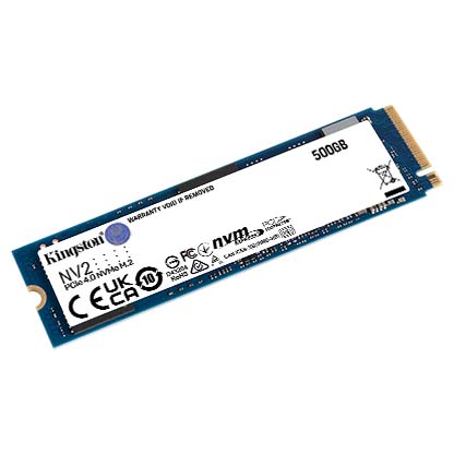 UNIDAD EN ESTADO SOLIDO KINGSTON NV2 NVME PCIE 4.0 500GB (SNV2S/500G)