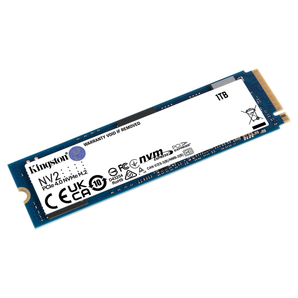 Unidad en Estado Solido KINGSTON NV2 NVME PCIE 4.0 1000GB (1TB) (SNV2S/1000G)