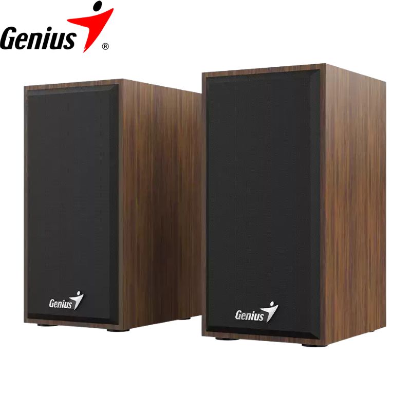 Parlante Genius SP-HF180 USB Power, 6w, Wood.
