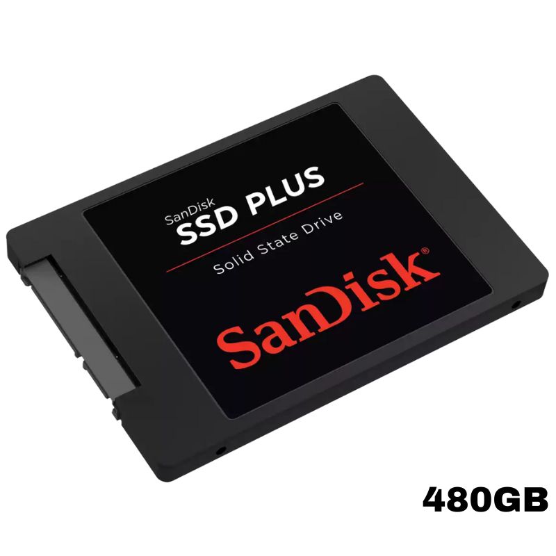 Unidad de Estado Solido SanDisk Plus, 480GB, SATA 6Gb/s, 2.5&quot;, 7mm.