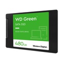 UNIDAD DE ESTADO SOLIDO WESTERN DIGITAL GREEN, WDS480G3G0A, 480GB, SATA 6GB/S, 2.5&quot;, 7MM.