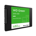 UNIDAD DE ESTADO SOLIDO WESTERN DIGITAL GREEN, WDS480G3G0A, 480GB, SATA 6GB/S, 2.5&quot;, 7MM.