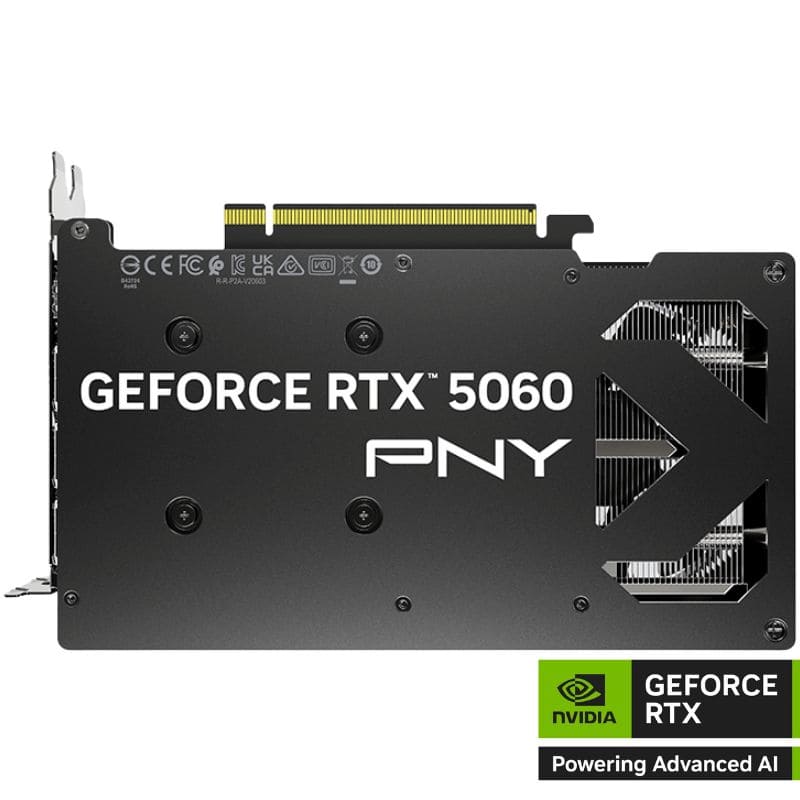 Tarjeta de Video PNY GeForce RTX 5060 8GB OC Dual Fan, 8GB GDDR7, PCIe Gen 5.0