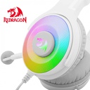 AUDIFONO GAMER REDRAGON PANDORA BLANCO CON MICROFONO USB (7.1 USB)