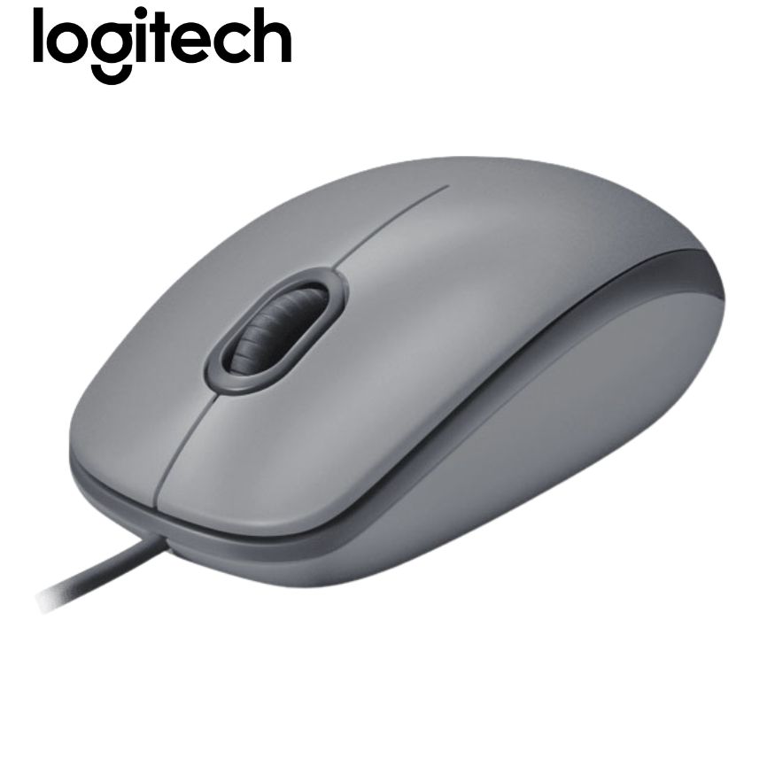Mouse Logitech M110 Silent Óptico Silver, USB.