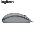 Mouse Logitech M110 Silent Óptico Silver, USB.