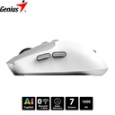 Mouse Genius NX-8080S Wireless/Bluetooth Silent 7 bot. White.