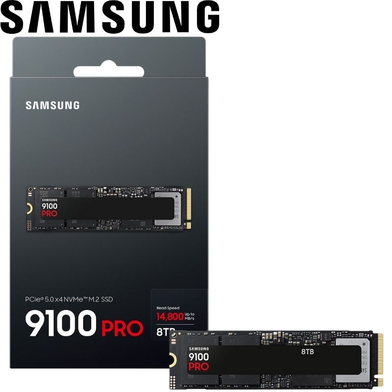 Unidad en Estado Solido Samsung 9100 PRO 2TB M.2 2280, PCIe 5.0 x4 NVMe 2.0