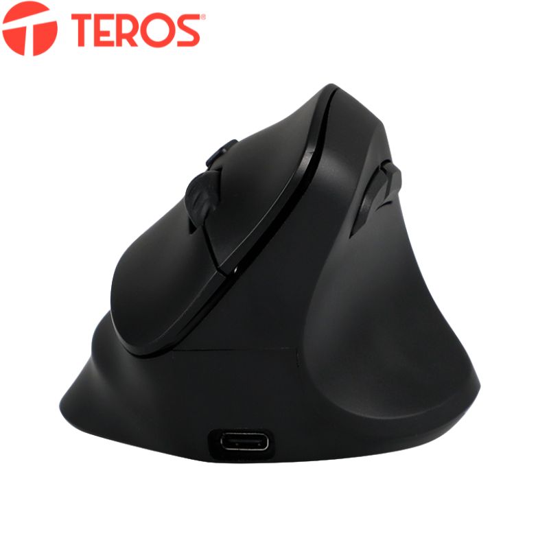 Mouse Genius Ergo 8250S, Wireless, Vertical 6-Bot, Ergonómico, Silver Grey