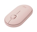 Mouse LOGITECH PEBBLE M350 Silent Wireless/Bluetooth, Rose.