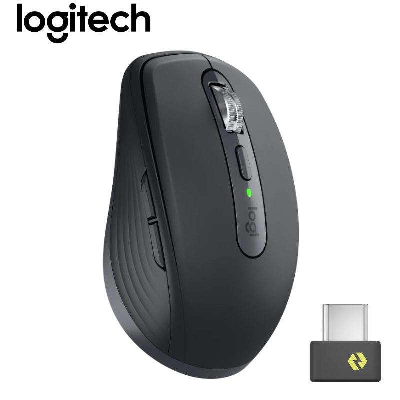Mouse Logitech MX Anywhere 3S Bluetooth/Wireless 8K USB-C Graphite.