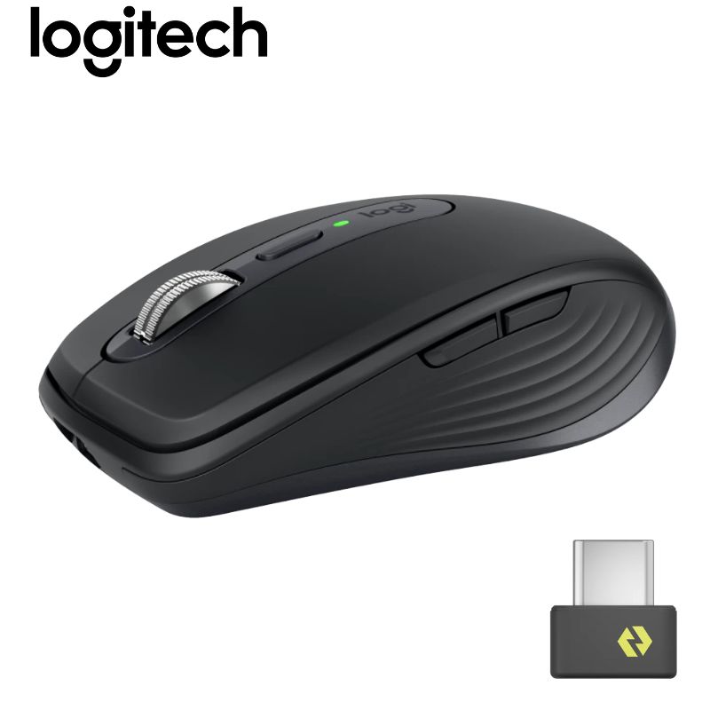 Mouse Logitech MX Anywhere 3S Bluetooth/Wireless 8K USB-C Graphite.