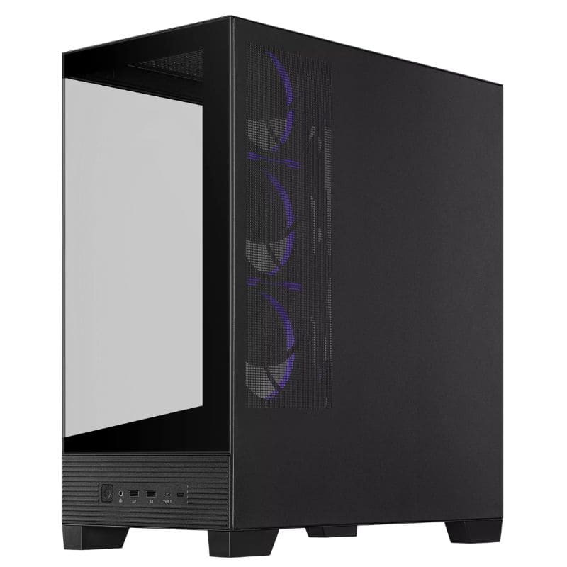 Case Asus A31 Plus, 04 Cooler ARGB, Vidrio templado, Sin Fuente.