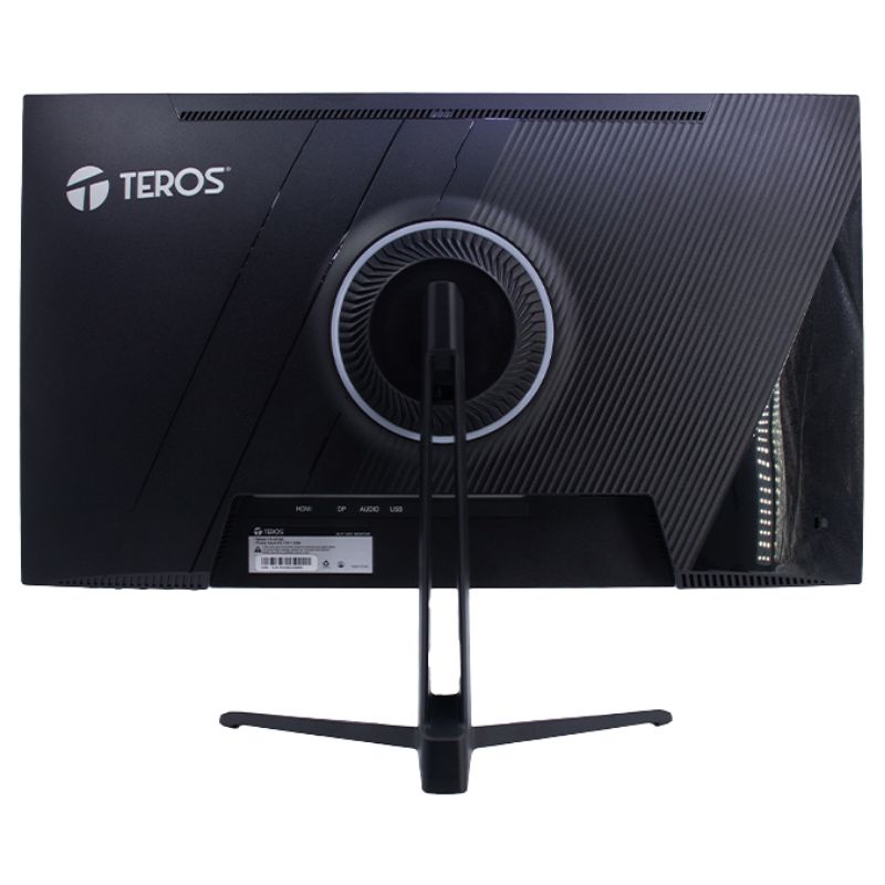 Monitor Plano Gaming Teros TE-2475G 24.5" FHD VA, 180Hz 1ms, HDMI, DP, Audio Out, Negro.