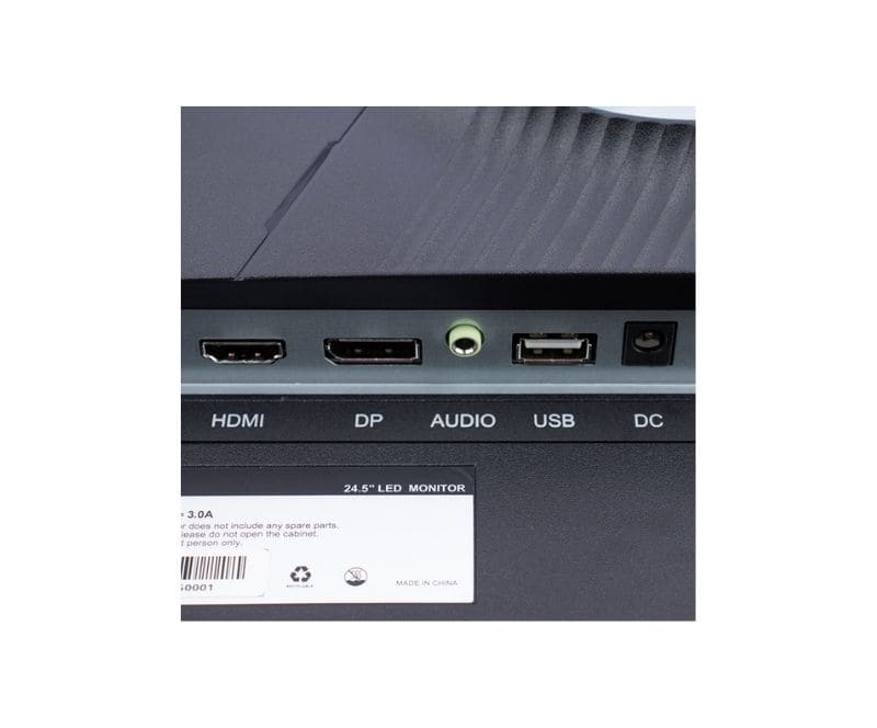 Monitor Plano Gaming Teros TE-2475G 24.5" FHD VA, 180Hz 1ms, HDMI, DP, Audio Out, Negro.