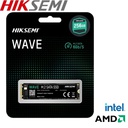 Unidad de Estado Solido Hiksemi HS-SSD-WAVE(P), 256Gb M.2 2280, PCIe Gen 3.0 x4 NVMe.
