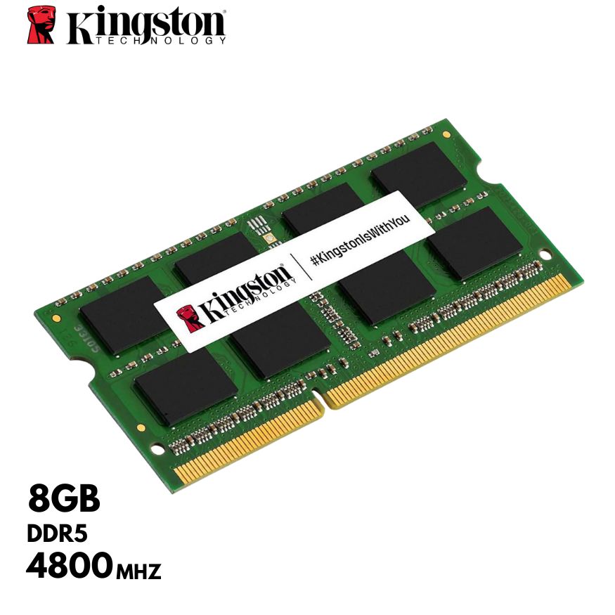 Memoria Ram SODIMM Kingston KVR48S40BS6-8, 8GB, DDR5-4800MHz, CL40, 1.1V, 262-pin, Non-ECC.