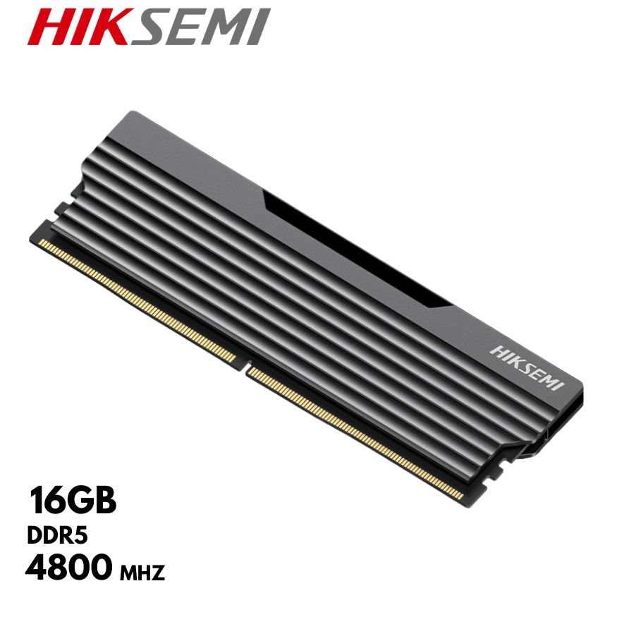 Memoria RAM Hiksemi Future 16GB DDR5-4800MHz PC5-38400, 1.1V, 288-pines, U-DIMM