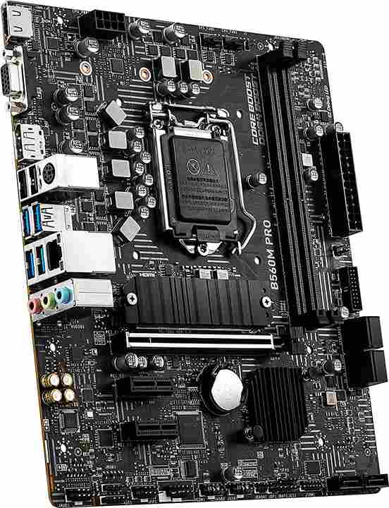 PLACA BASE MSI B560M-A PRO, LGA 1200, 2DDR4, 1PC-Ex16, 2PCI-Ex1, LAN, HDMI, VGA