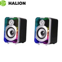 Parlante Gaming, Halion (HA-S272) 10w, USB, RGB.