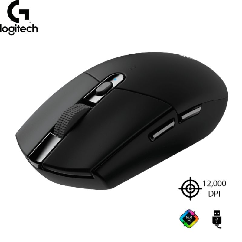 Mouse Logitech G305 LIGTHSPEED Inalámbrico, Black.
