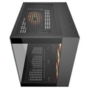 Case 1ST Player VT7 Black, 04 Cooler RGB, Vidrio templado, Sin Fuente.