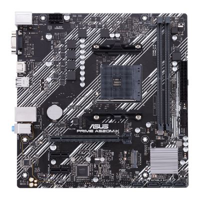 Motherboard ASUS PRIME A520M-K, Chipset AMD A520, Socket AMD AM4, Micro ATX