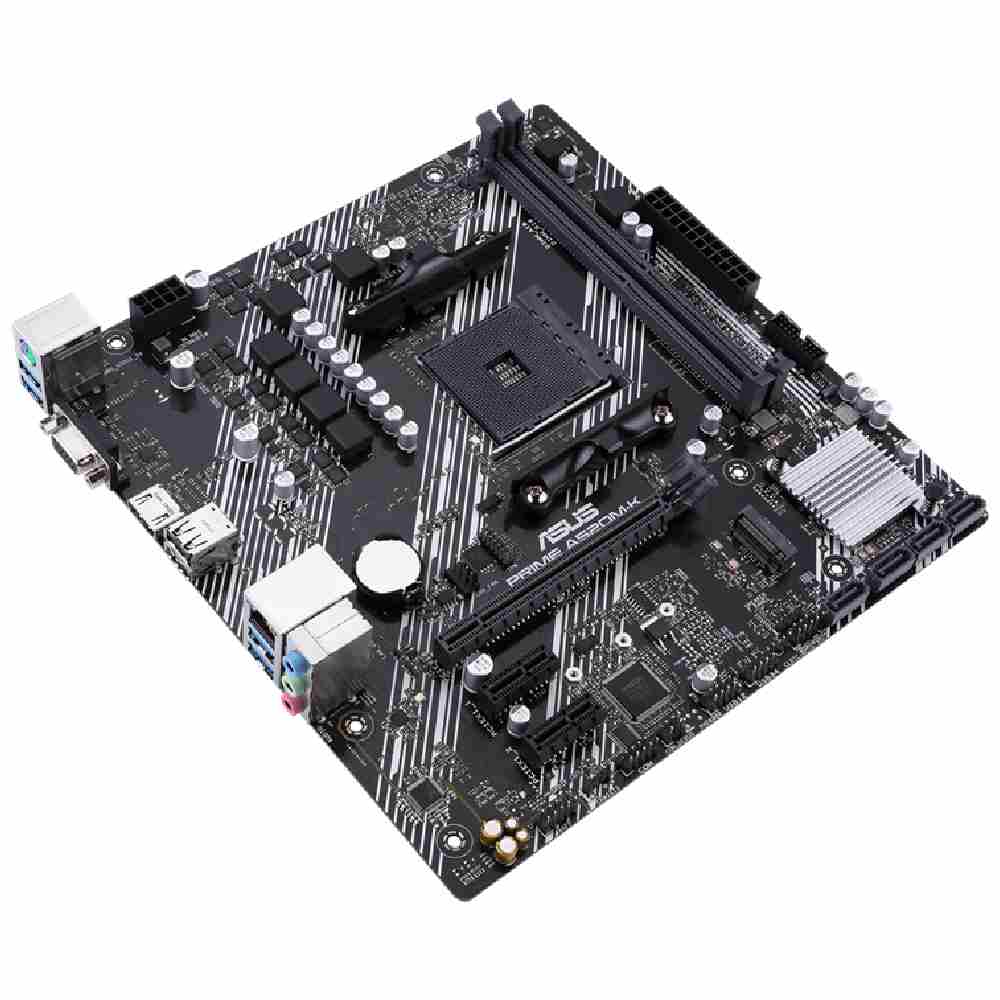 Motherboard ASUS PRIME A520M-K, Chipset AMD A520, Socket AMD AM4, Micro ATX