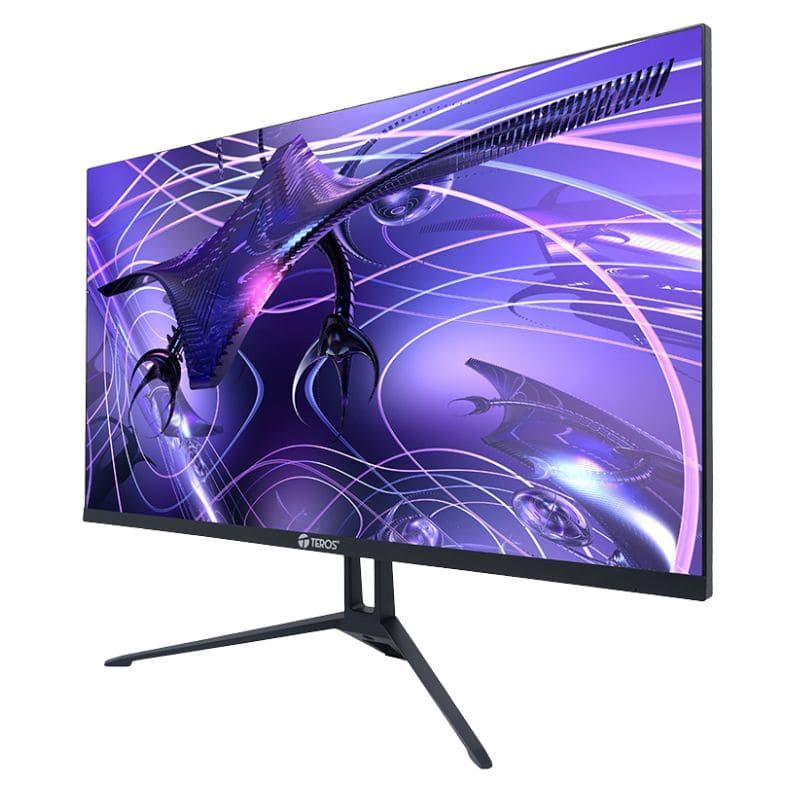 Monitor plano TEROS TE-2417S, 23.8" FHD IPS, 144Hz, 1ms, HDMI, DP, Audio out, Parlantes