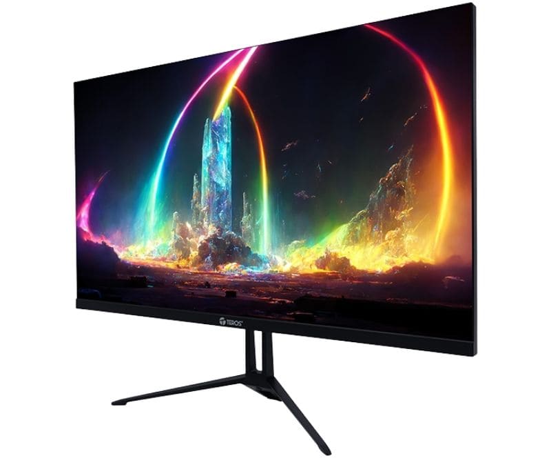 Monitor plano TEROS TE-2714S, 27" FHD IPS, 144Hz, 1ms, HDMI, DP, Audio out, Parlantes